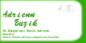 adrienn buzik business card